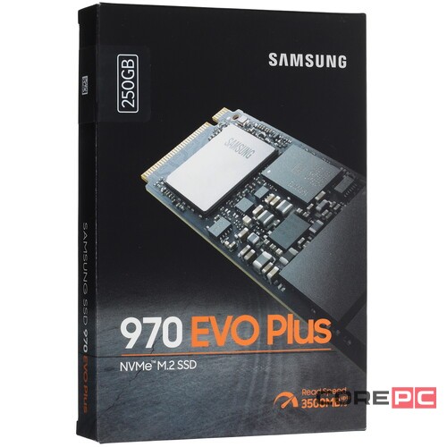 Твердотельный накопитель Samsung 250 Gb 970 EVO PLUS MZ-V7S250BW