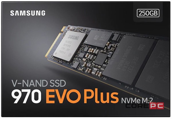 Твердотельный накопитель Samsung 250 Gb 970 EVO PLUS MZ-V7S250BW