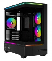 Компьютерный корпус Thermalright M10 FAN4-C TG ARGB Black (TRTLM10BF4C)