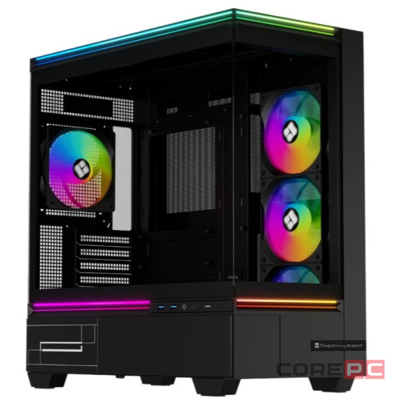 Компьютерный корпус Thermalright M10 FAN4-C TG ARGB Black (TRTLM10BF4C)