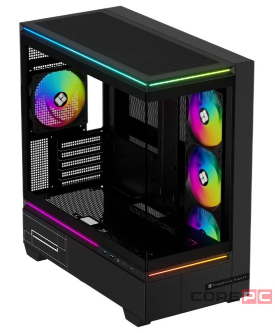 Компьютерный корпус Thermalright M10 FAN4-C TG ARGB Black (TRTLM10BF4C)