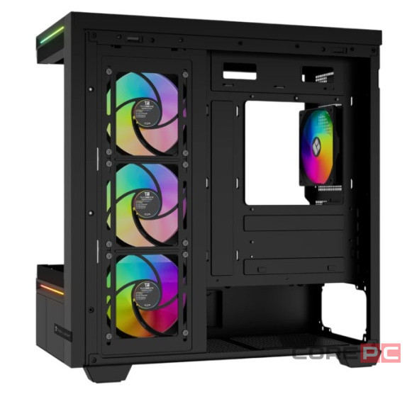 Компьютерный корпус Thermalright M10 FAN4-C TG ARGB Black (TRTLM10BF4C)