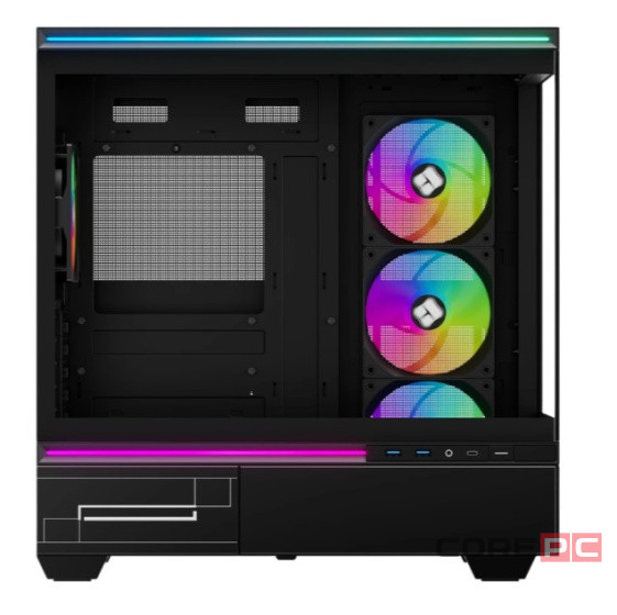 Компьютерный корпус Thermalright M10 FAN4-C TG ARGB Black (TRTLM10BF4C)