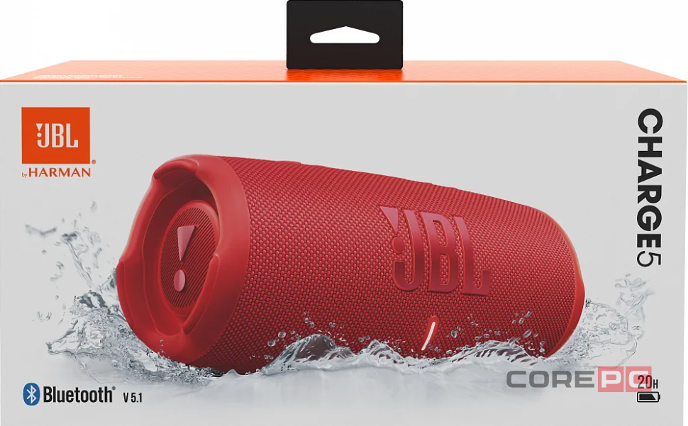 Bluetooth колонка JBL Charge 5 красная
