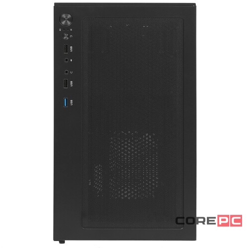 Компьютерный корпус Powercase VISION Micro M TG Black CVMMB-L0