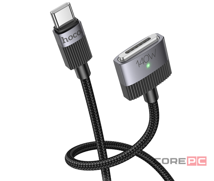 Usb Кабель-зарядка Hoco U141 Type-C на MAG3 140W 1.8м черный