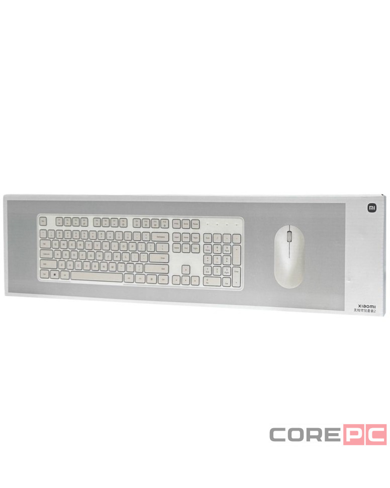 Клавиатура и мышь Xiaomi Mi Wireless Keyboard and Mouse Combo WXJS02YM бежевая