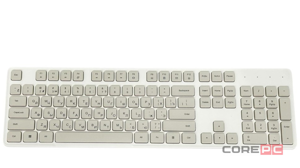 Клавиатура и мышь Xiaomi Mi Wireless Keyboard and Mouse Combo WXJS02YM бежевая