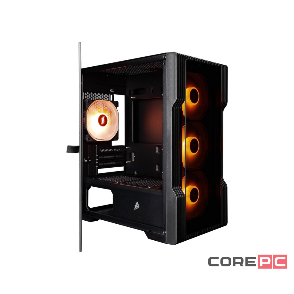 Компьютерный корпус 1STPLAYER TRILOBITE T3-G ARGB Black (FP_T3-G-BK-4F2(AP))