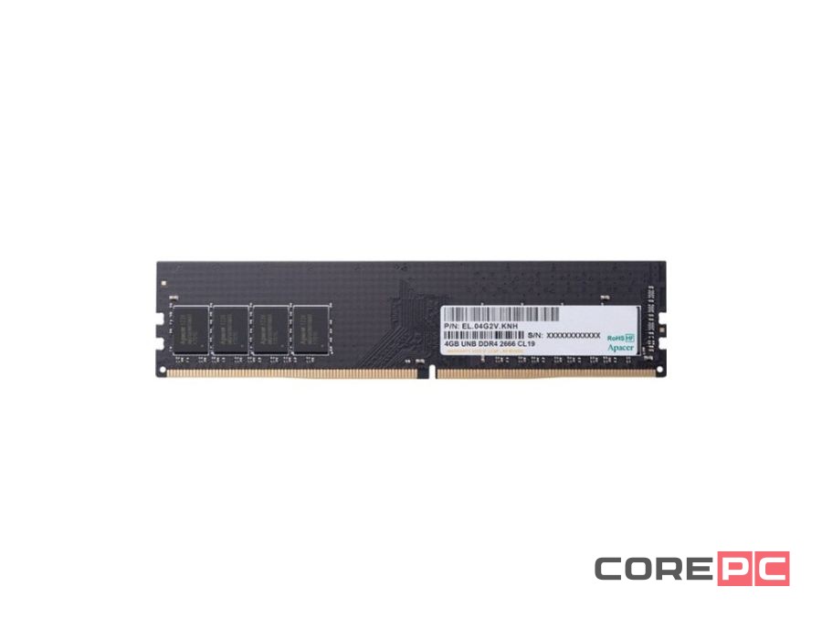 Оперативная память 4 Gb 2666 MHz Apacer (EL.04G2V.KNH)