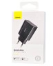 Сетевое зар. устр. Baseus Speed Mini 1C 3A 20W CCFS-SN01 черное