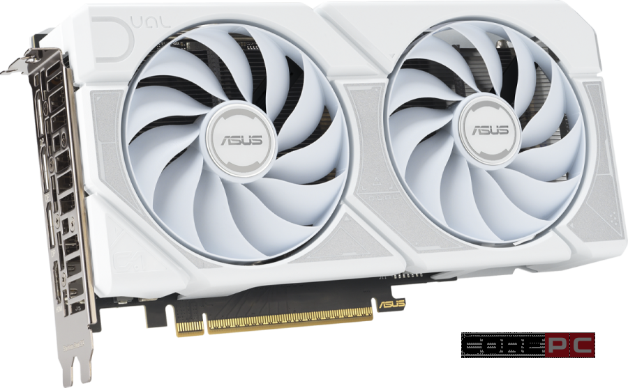 Видеокарта ASUS (DUAL-RTX5060TI-O16G-WHITE) GeForce RTX 5060 Ti 16GB DUAL White OC (90YV0MH6-M0NA00)