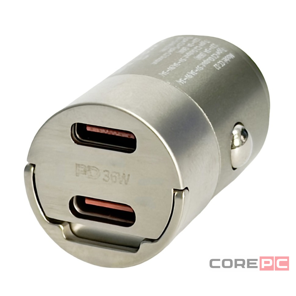 Автомобильное заряд. устр. Keephone Carvolt 2C 36W золотой