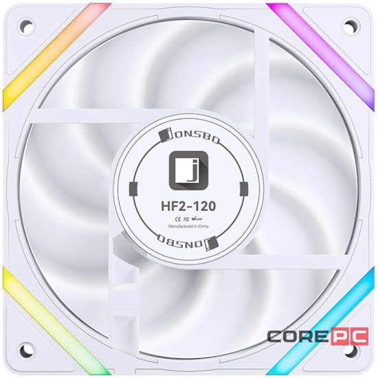 Вентилятор для корпуса JONSBO HF2-120WR Reverse ARGB LED White