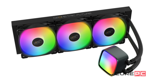 Система жидкостного охлаждения для процессора Geometric Future Eskimo Pro 360 ARGB Black (1C251B1361000)