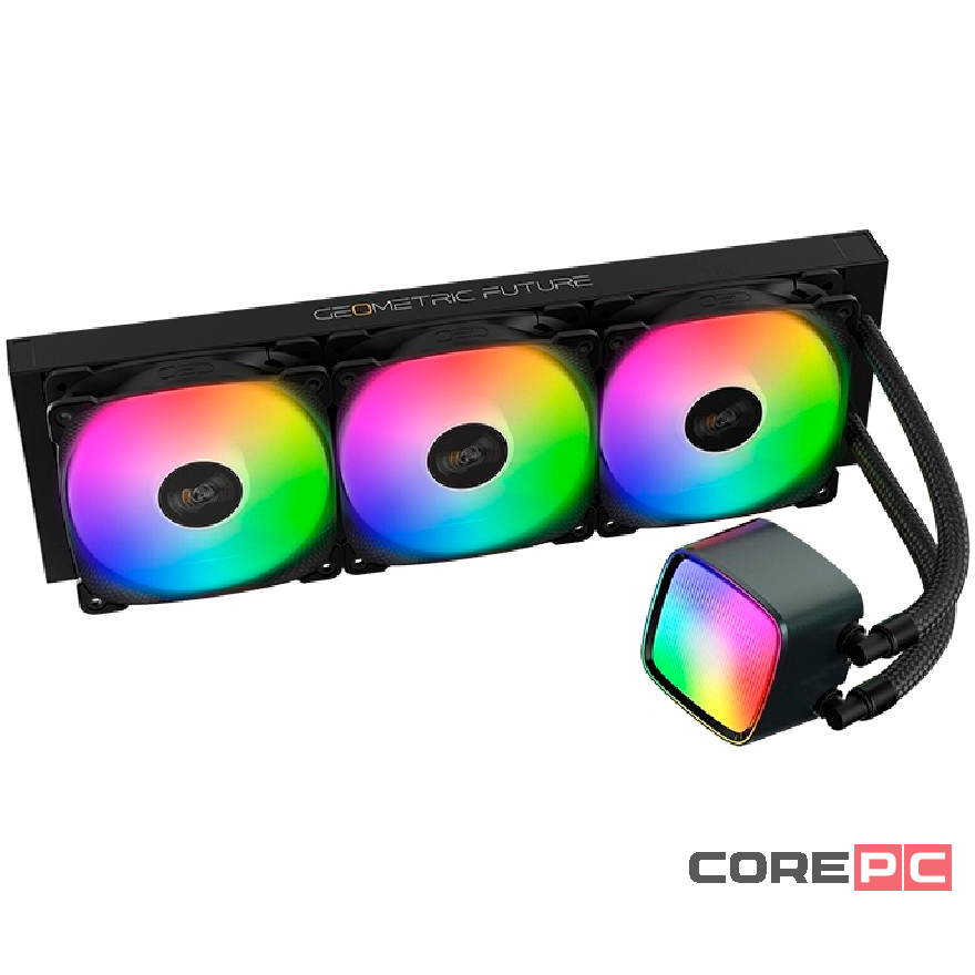 Система жидкостного охлаждения для процессора Geometric Future Eskimo Pro 360 ARGB Black (1C251B1361000)