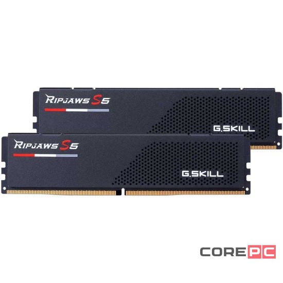 Оперативная память 64 Gb 5200 MHz G.Skill RIPJAWS S5 Black (F5-5200J4040A32GX2-RS5K)