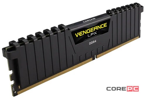 Оперативная память 16 Gb 3600 MHz Corsair VENGEANCE LPX for AMD Ryzen Black (CMK16GX4M2Z3600C18)