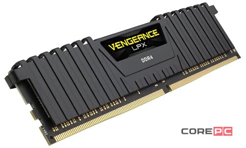 Оперативная память 16 Gb 3600 MHz Corsair VENGEANCE LPX for AMD Ryzen Black (CMK16GX4M2Z3600C18)