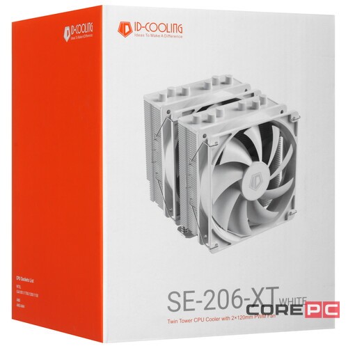 Кулер для процессора ID-COOLING SE-206-XT White