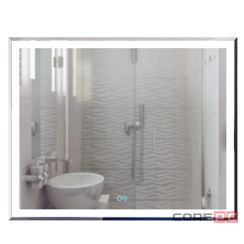 Зеркало MIXLINE Минио-2 1000х800 (ШВ) сенсорный выключатель, светодиодная подсветка + подогрев