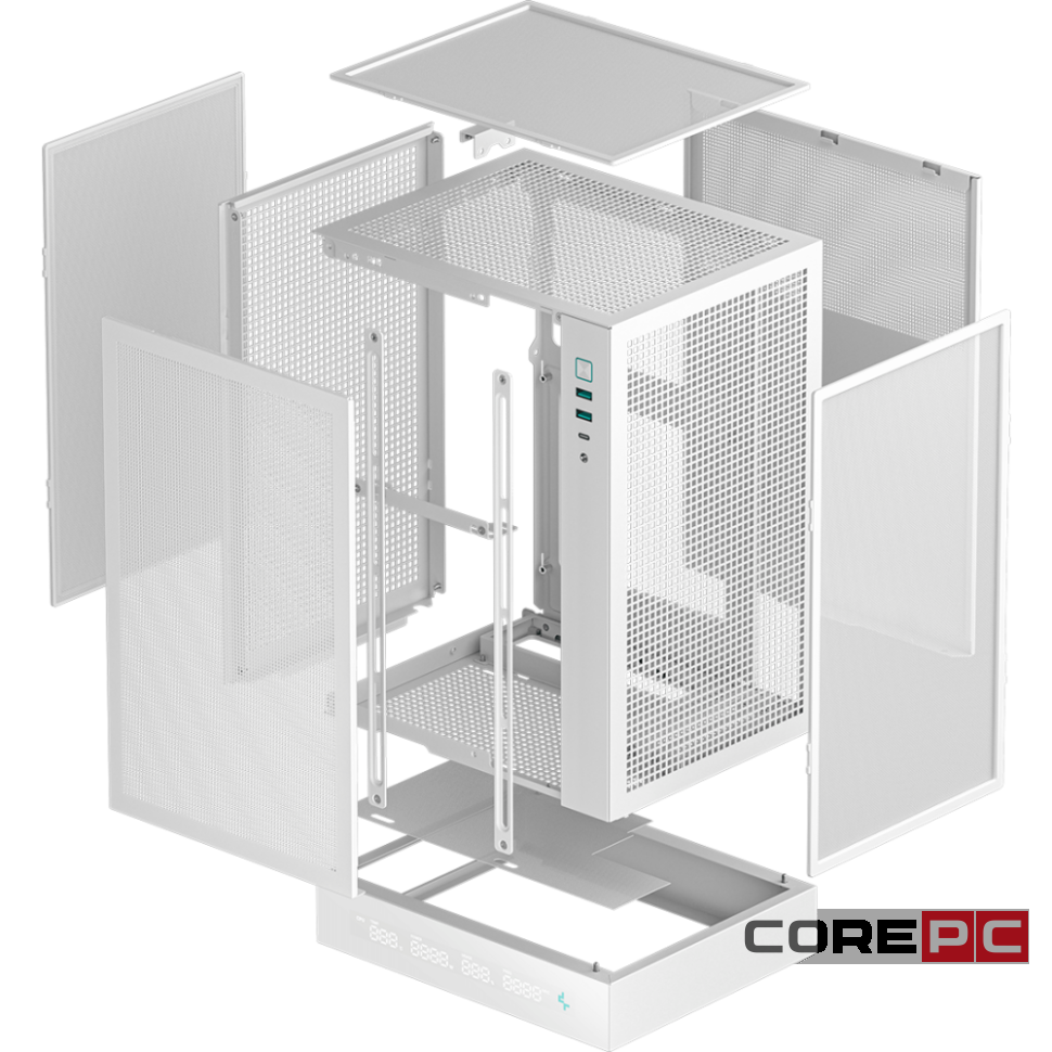 Компьютерный корпус Deepcool CH170 DIGITAL WH White
