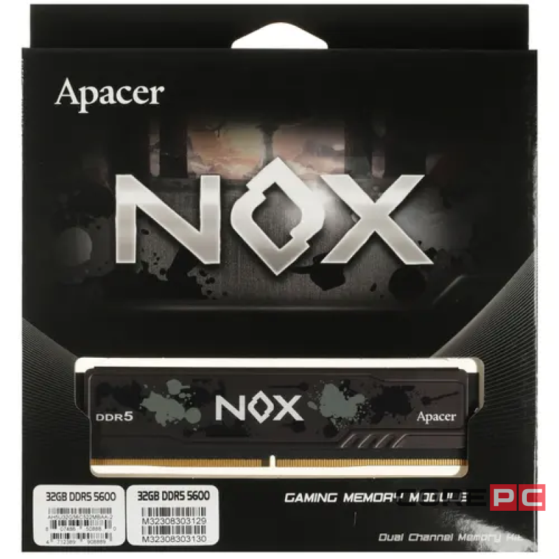 Оперативная память 32 Gb 5600 MHz Apacer OC NOX (AH5U32G56C522MBAA-2)