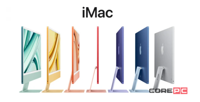 Apple iMac 24" with Retina 4.5K (M3 8C CPU, 10C GPU/24GB/1TB) (Silver) (Z19D0015E)