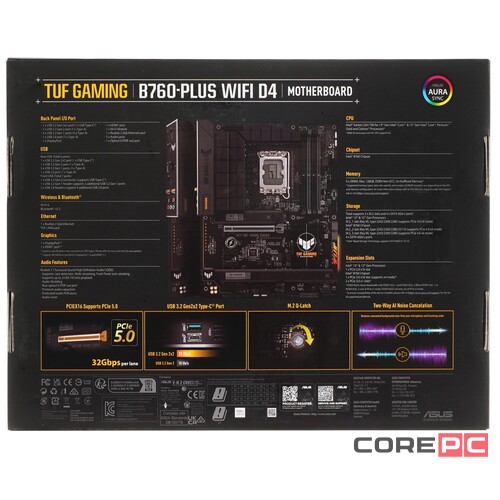 Материнская плата ASUS TUF GAMING B760-PLUS WIFI D4 90MB1DF0-M0EAY0