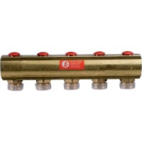 Коллектор Giacomini с отсечными клапанами 1 1/4quot; x 18 /5, R553SY025