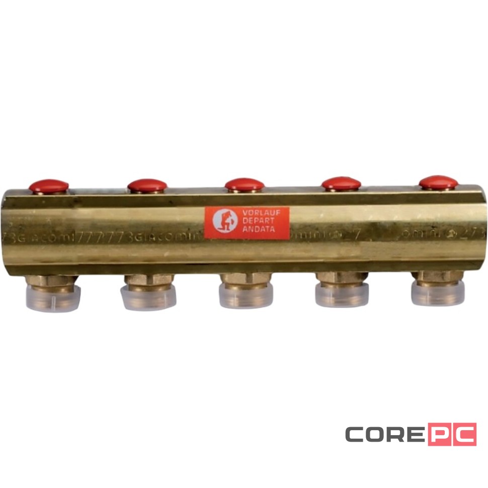 Коллектор Giacomini с отсечными клапанами 1 1/4quot; x 18 /5, R553SY025