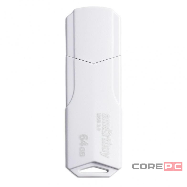USB флеш накопитель Smartbuy 64GB Clue White (SB64GBCLU-W)