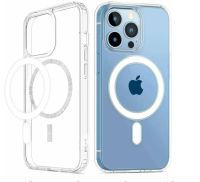 Накладка для i-Phone 14 Pro Max 6.7 Hoco Magnetic case силикон прозрачный