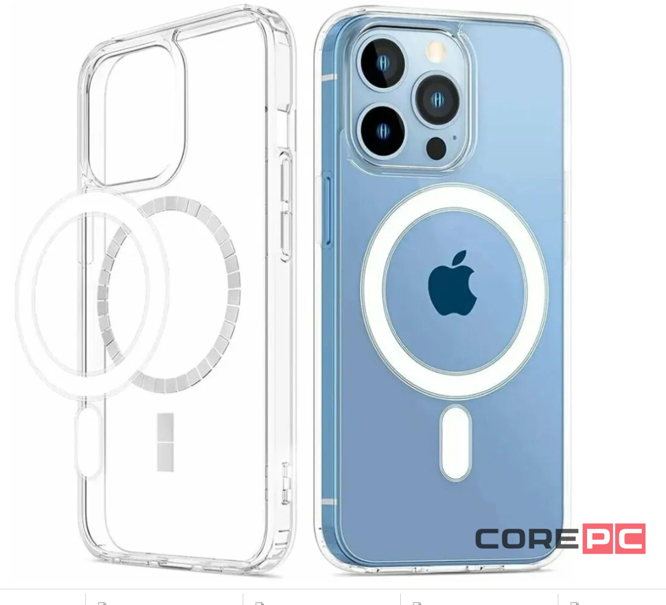 Накладка для i-Phone 14 Pro Max 6.7 Hoco Magnetic case силикон прозрачный