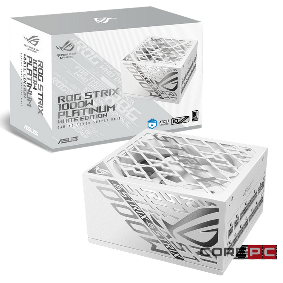 Блок питания ASUS 1000W ROG-STRIX-1000P-GAMING-WHITE (90YE00W4-B0NA00) 16 Pin (PCIe 5.0 Connector Cable Details)