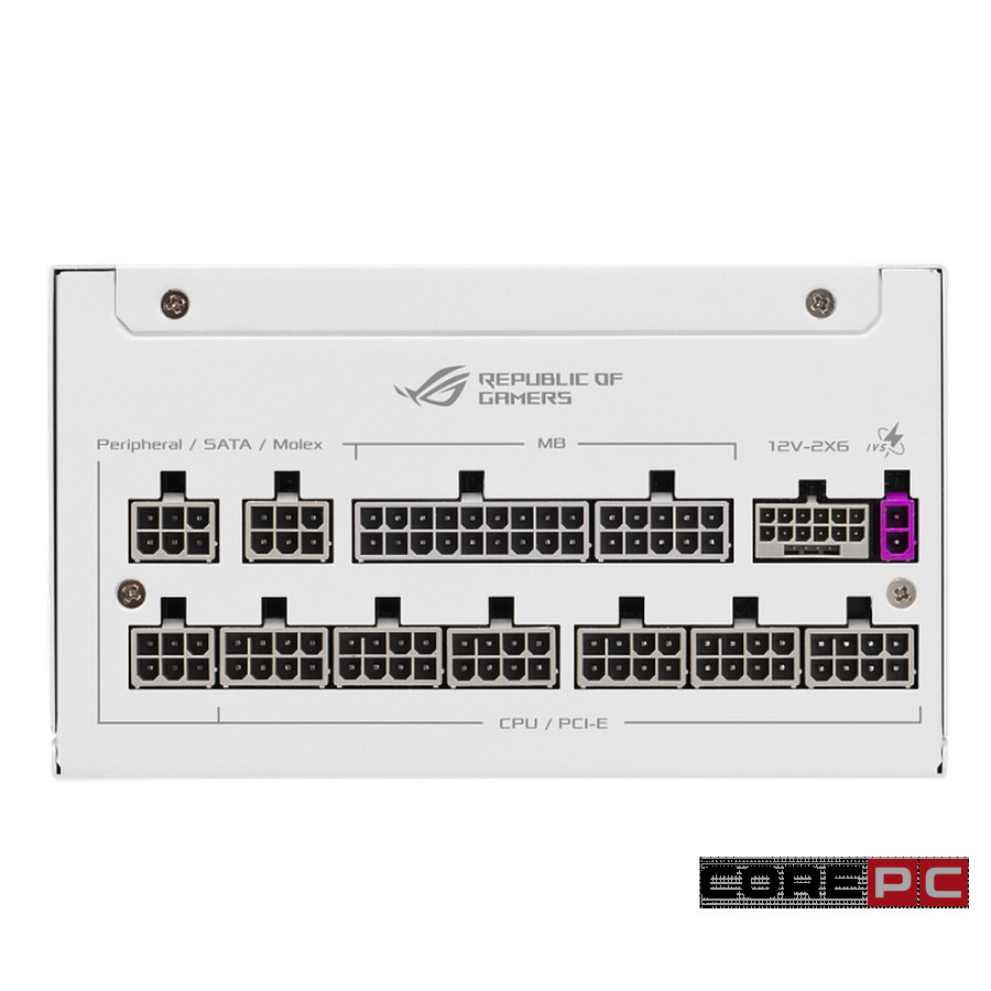 Блок питания ASUS 1000W ROG-STRIX-1000P-GAMING-WHITE (90YE00W4-B0NA00) 16 Pin (PCIe 5.0 Connector Cable Details)
