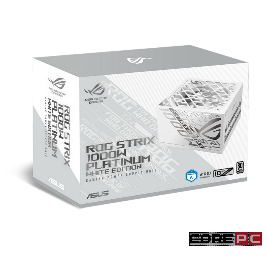 Блок питания ASUS 1000W ROG-STRIX-1000P-GAMING-WHITE (90YE00W4-B0NA00) 16 Pin (PCIe 5.0 Connector Cable Details)