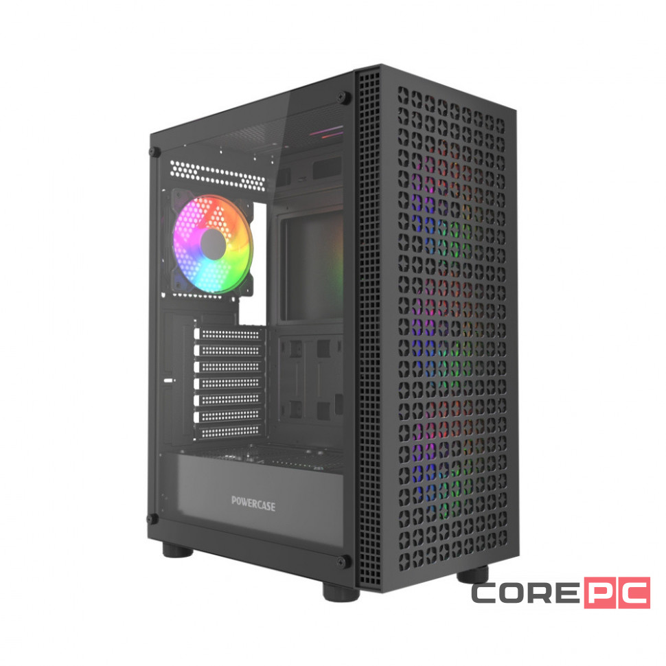 Компьютерный корпус Powercase Mistral EA18 TG ARGB Black (CMAEA18-A4)