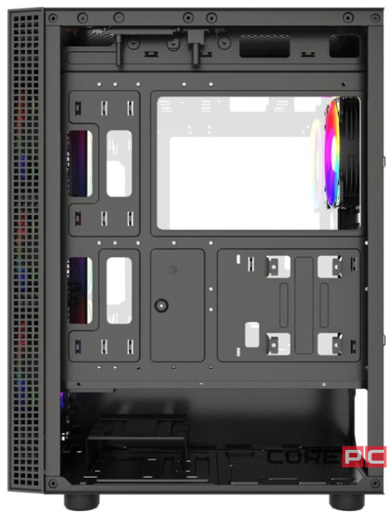 Компьютерный корпус Powercase Mistral EA18 TG ARGB Black (CMAEA18-A4)