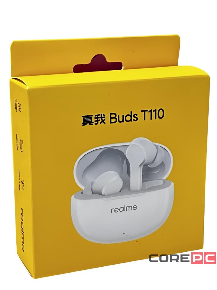 Беспроводные наушники TWS Realme Buds T110 BT5.4/7ч белые