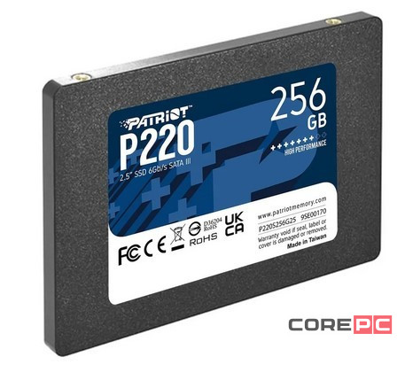Твердотельный накопитель Patriot 256 Gb P220 (P220S256G25)