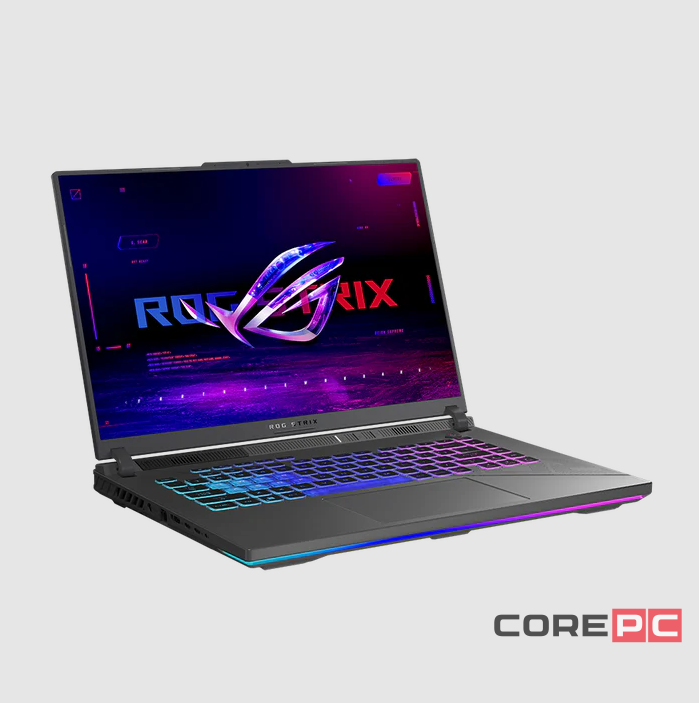 Ноутбук Asus ROG Strix G16 G614JV-AS94 (i9 13980HX/16GB/1024GB SSD/16.0"/2560x1600/240Hz/NVIDIA RTX 4060 8GB/Windows 11 Home) Серый