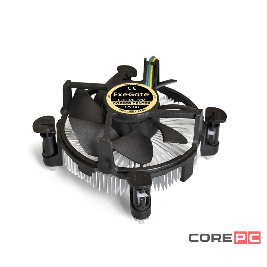 Кулер для процессора Intel 90mm Black LNC1156 (E97379)