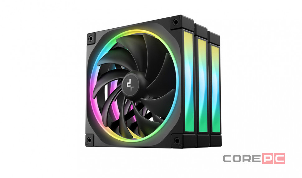 Комплект вентиляторов для корпуса Deepcool ARGB Black (FL14-3 IN 1)