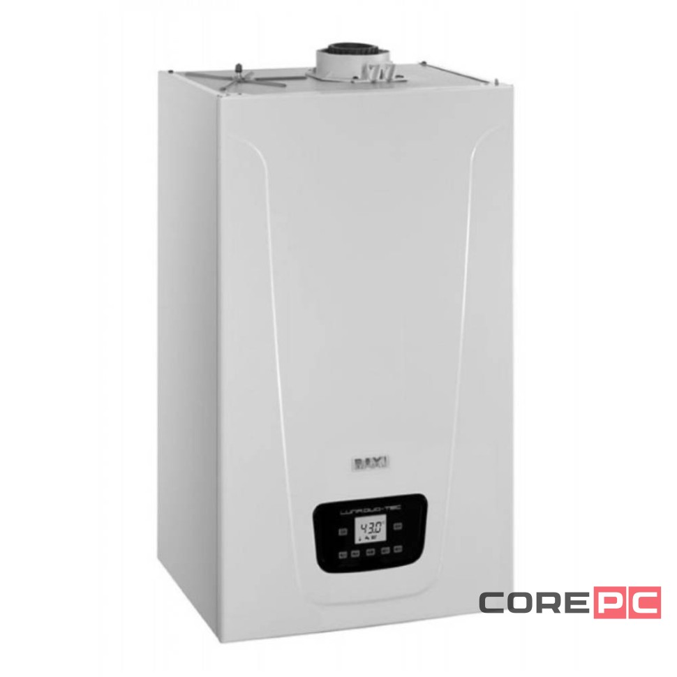 Котел газовый BAXI LUNA DUO-TEC E 1.24 конденсационный, настенный, 1 конт., закр. кам. сгор.