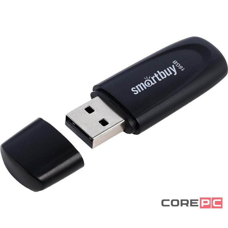 USB флеш накопитель Smartbuy 16GB Scout (SB016GB2SCK) черный