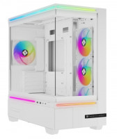 Компьютерный корпус Thermalright M10 FAN4-C TG ARGB White (TRTLM10WF4C)