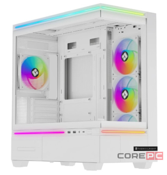 Компьютерный корпус Thermalright M10 FAN4-C TG ARGB White (TRTLM10WF4C)