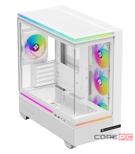Компьютерный корпус Thermalright M10 FAN4-C TG ARGB White (TRTLM10WF4C)
