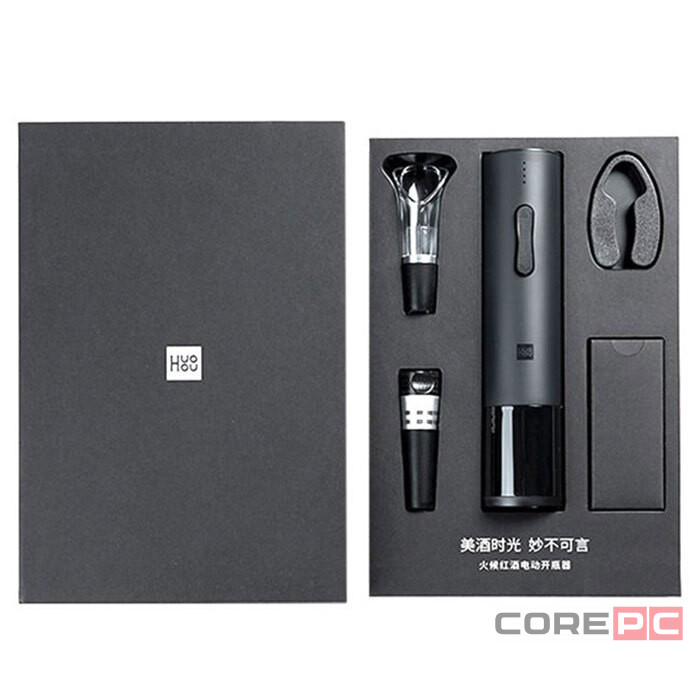 Винный набор Xiaomi Huo Hou 4 in 1 Set in a Gift Box HU0047 чёрный